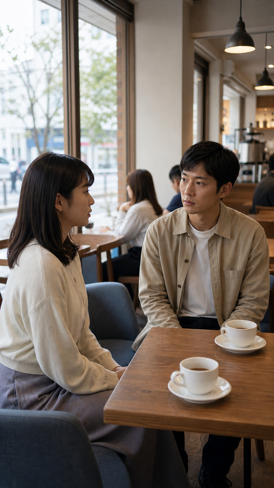 カフェ。二人の基準になった画